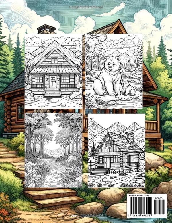 Woodland Retreat Coloring Book: A Serene Coloring Journey Through Nature For Relaxation And Stress Relief WoodArtSupply
