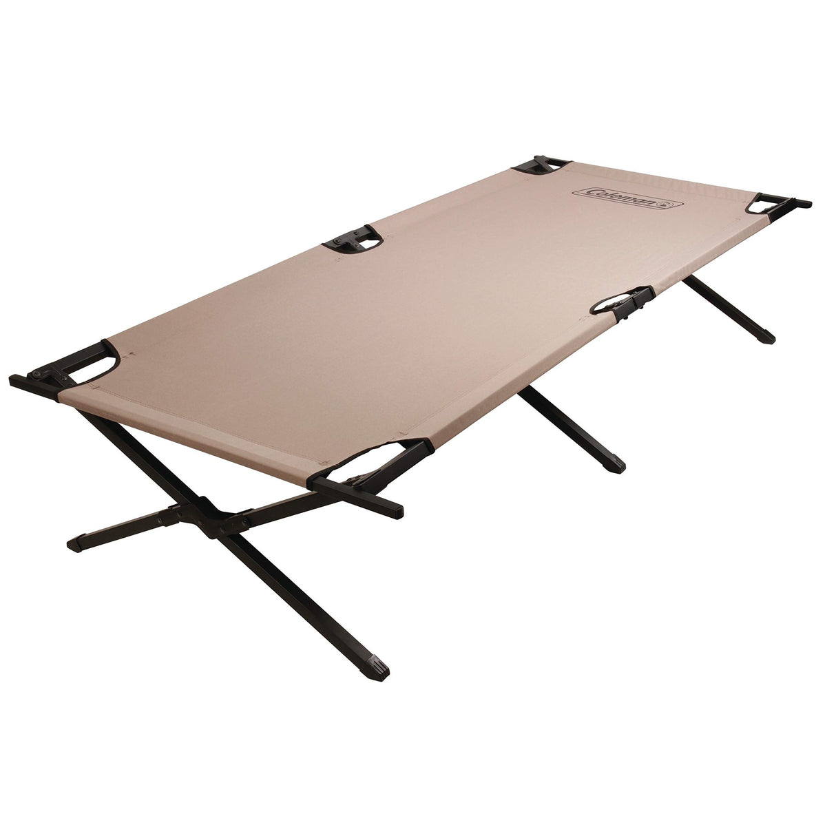 Coleman Trailhead II Large Folding Cot with Easy Setup & Takedown, Supports Adults up to 6ft 2in or 300lbs, Great for Camping, Lounging, Elevated Sleeping, Guests, & More Coleman