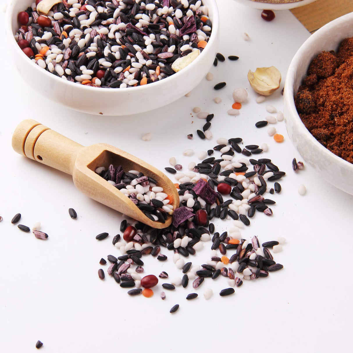 30PCS Mini Wooden Spoon, Mini bath Salt Spoon, Wooden Candy Spoon, Washing Powder Spoon Spoon Set Baby Spoon(3 inches long)by Sansheng sansheng