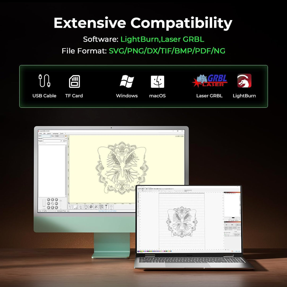 10w Laser Engraver with Air Assist, Laser Engraving Machine with Rotary Roller, High Precision Laser Cutter and Engraver for Wood, Metal, Acrylic, Cylindrical Objects, Tumblers CREALITY FALCON