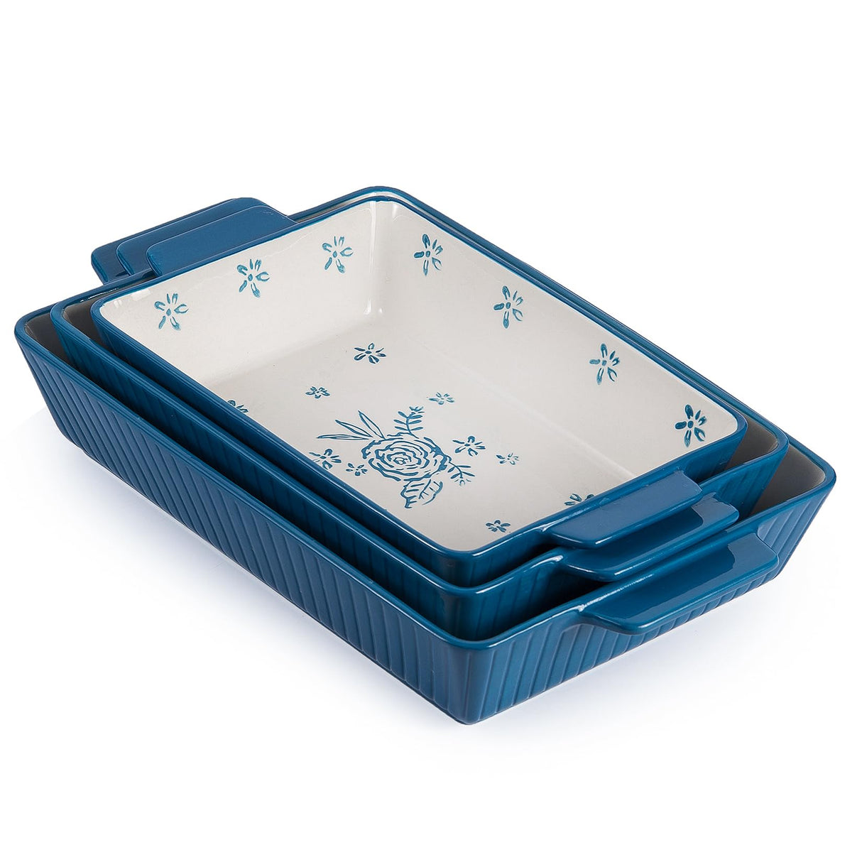 Wisenvoy Baking Dish Casserole Dish Ceramic Casserole Dishes For Oven Lasagna Pan Bakeware Sets Baking Dish Set Wisenvoy