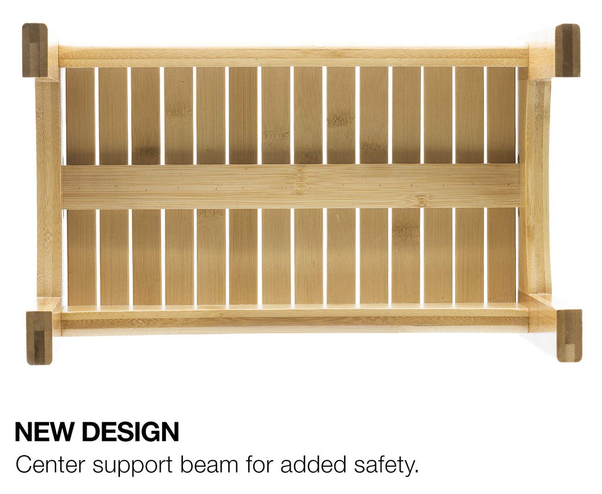 Sorbus Small Bamboo Step Stool - Wooden Foot Rest Stool & Potty Training Stool for Kids Toddlers Sorbus