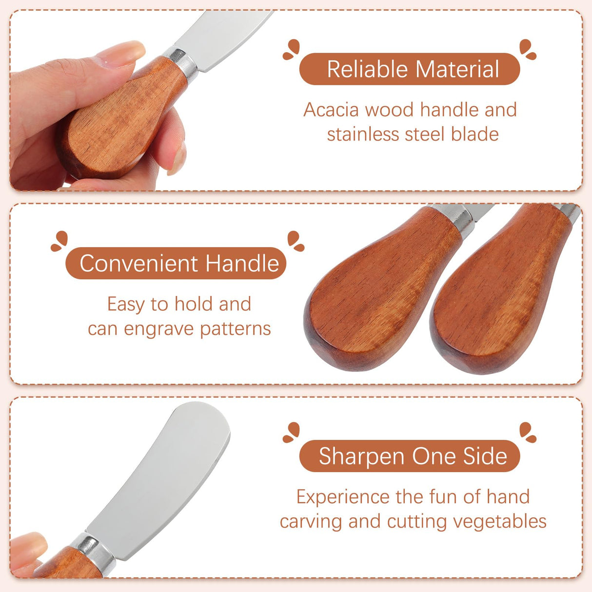 Geetery 12 Set Acacia Wood Charcuterie Board with Knife Wooden Serving Tray with Groove Acacia Wood Cutting Board with Gift Box and Card for Wedding Baby Shower Housewarming Gift Geetery