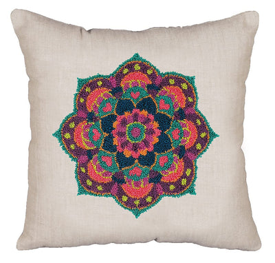 Design Works Crafts Mandala Punch Needle Pillow Kit