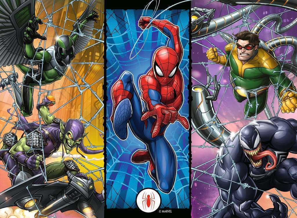 Ravensburger Children's Puzzle 12001072 - The World of Spider-Man - 300 Pieces XXL Spider-Man Puzzle for Children from 9 Years Ravensburger