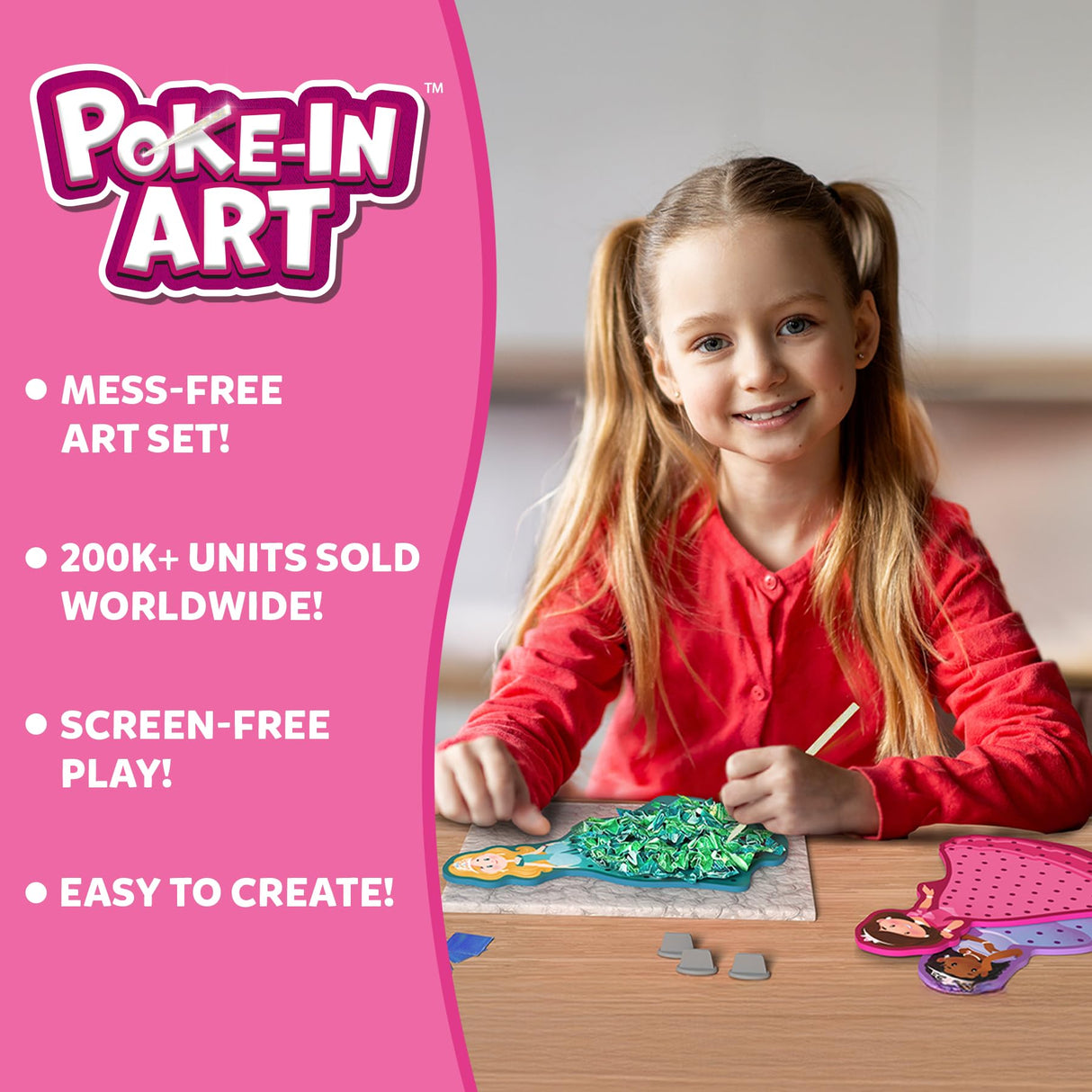 Skillmatics Poke in Art Princesses & Foil Fun Disney Frozen Bundle, Mess-Free Art for Kids, DIY Craft Kits, Creative Activity, Gifts for Ages 4, 5, 6, 7, 8, 9 Skillmatics