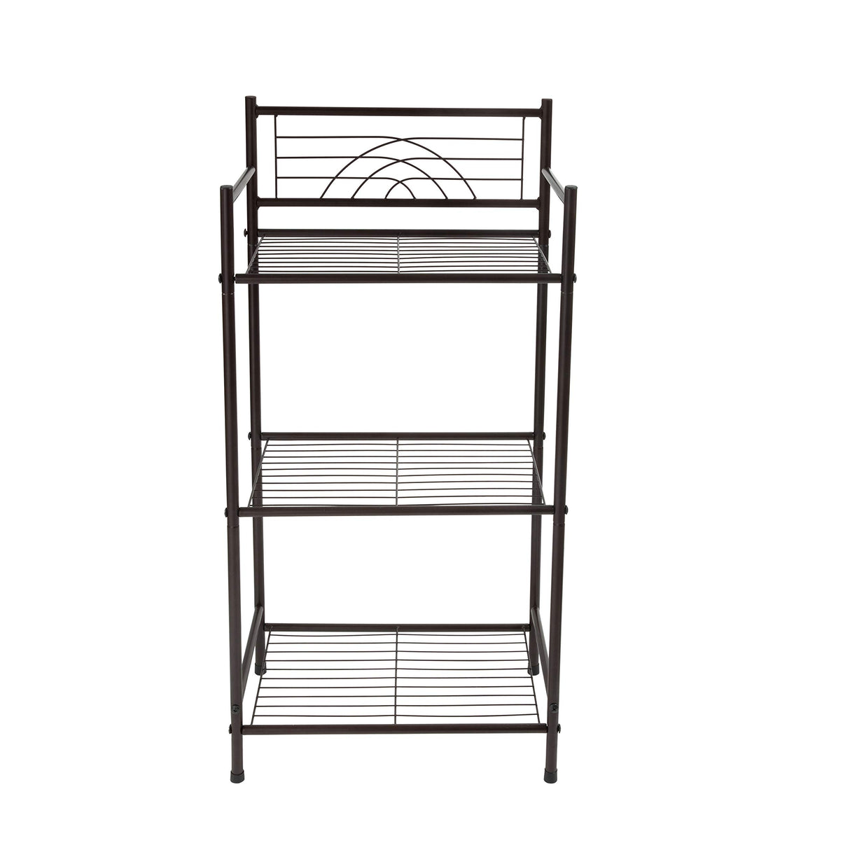 Bath Bliss 3 Tier Storage Shelf | Freestanding | Dimensions: 17.3"x 10.6"x 35.8 | Free Standing | Rust Resistant | Bathroom Storage | Easy to Assemble Bath Bliss