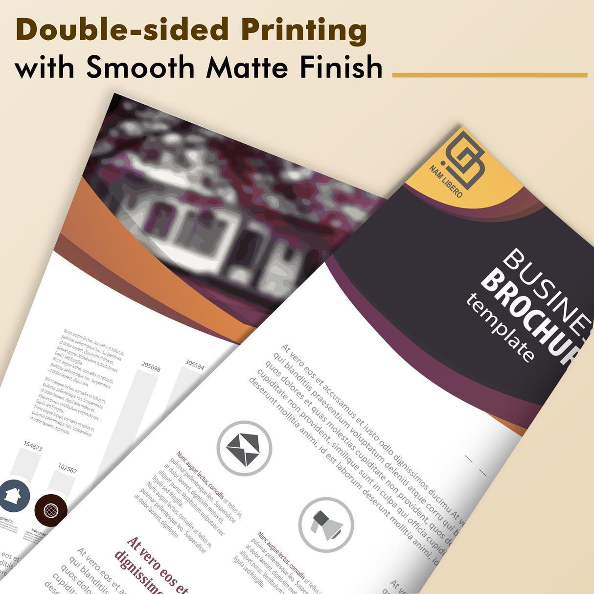 Koala Photo Paper Double-side Matte 8.5X11 Inches Compatible with Inkjet Printer 48LB Presentation Paper 100 Sheets KOALA PAPER