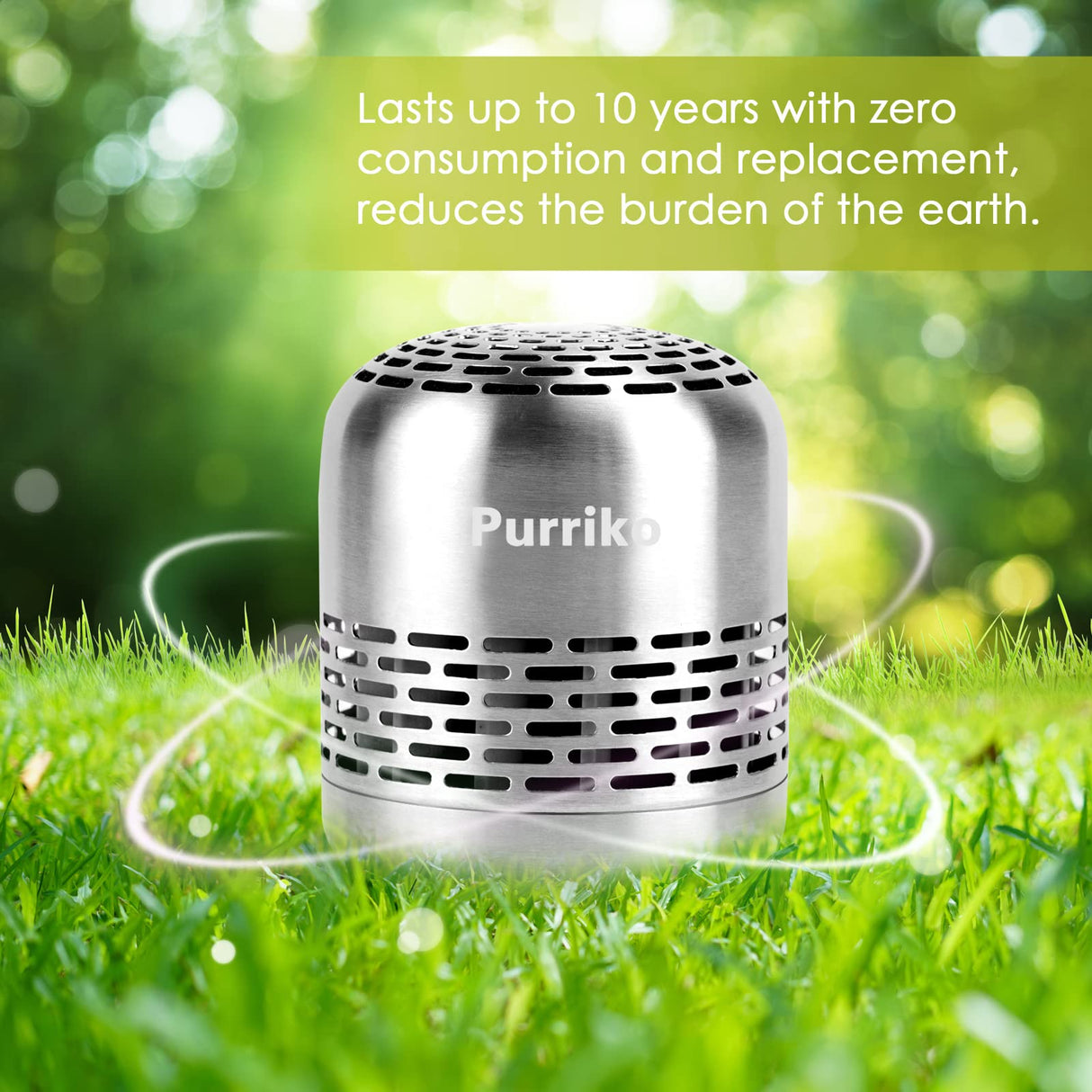 Refrigerator Deodorizer,Lasts for 10 Years,Refrigerator Odor Eliminator,Fridge Deodorizer,More Effective Than Baking Soda Bamboo Air Purifying Bags Purriko