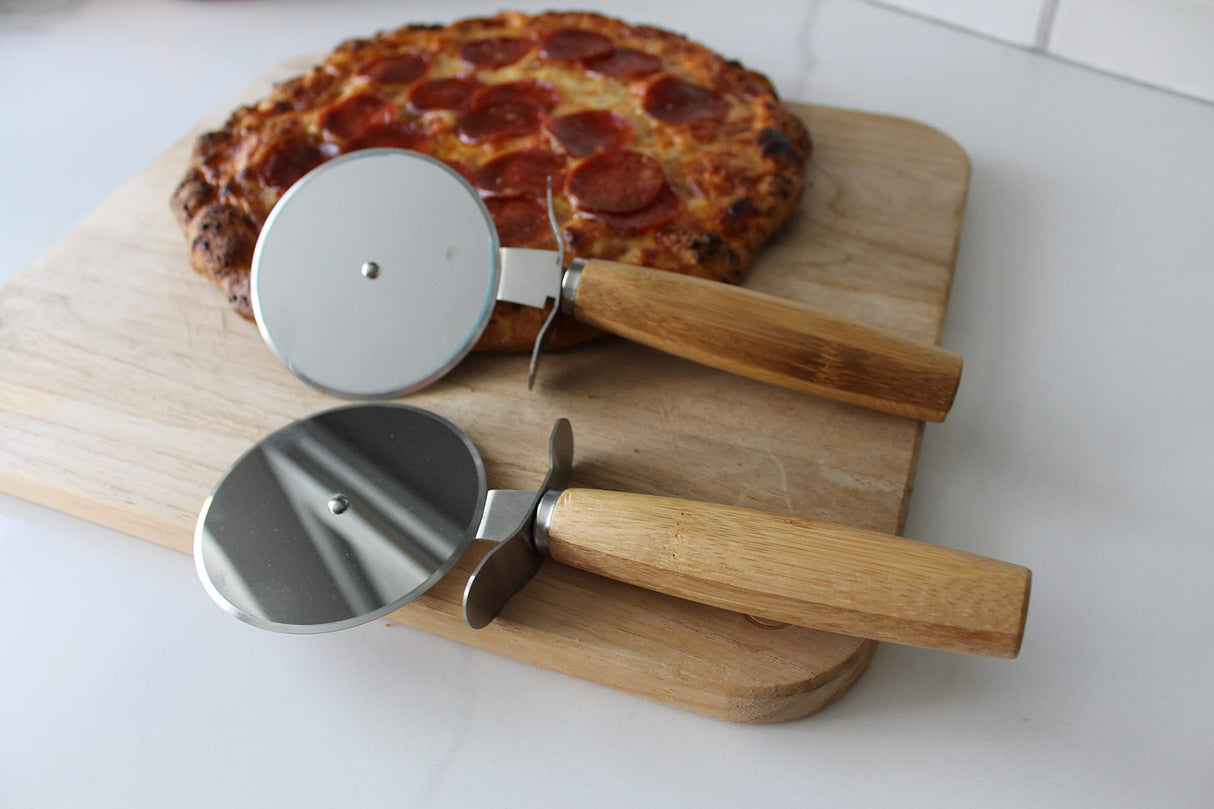 Personalized Pizza Slicer, Engraved Pizza Cutter, Custom Pizza Slicer, Wood Handle Pizza Slicer, Pizza Slicer, Father’s Day Gifts MYETCHEY