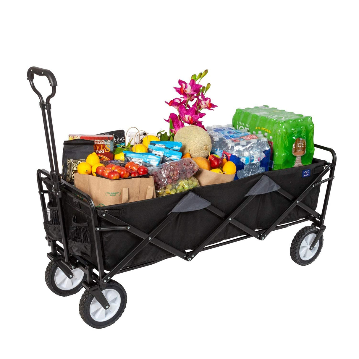 MacSports WTCX-100 Mac Sports Extended Wagon Bag & Storage, Long, Black MacSports