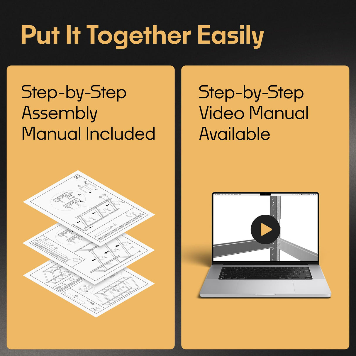 Metalkast Heavy-Duty Metal Garage Shelving | 71" H x 47" W x 24" D | Adjustable Industrial Storage Rack with Wire Shelves | 5-Tier Steel Shelving Unit, 5,000LB Capacity, Rust-Resistant Coating Metalkas