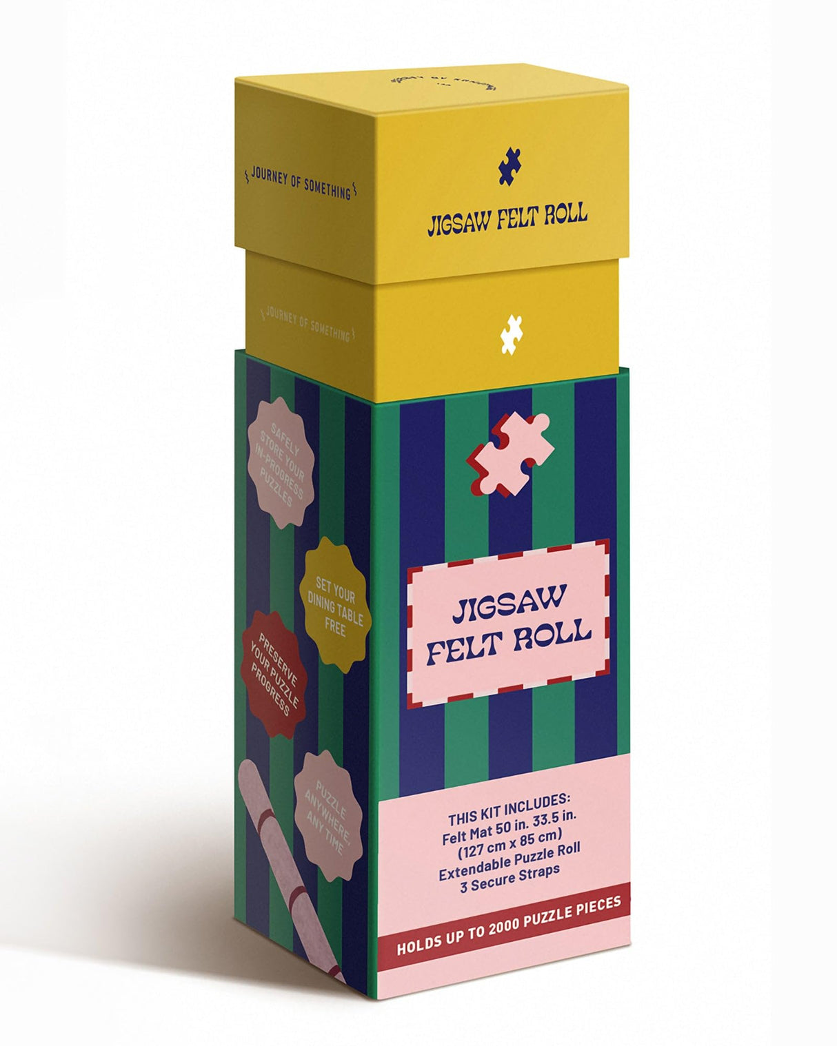 Jigsaw Puzzle Felt Roll Mat – Portable Roll-Up Puzzle Storage Journey of Something