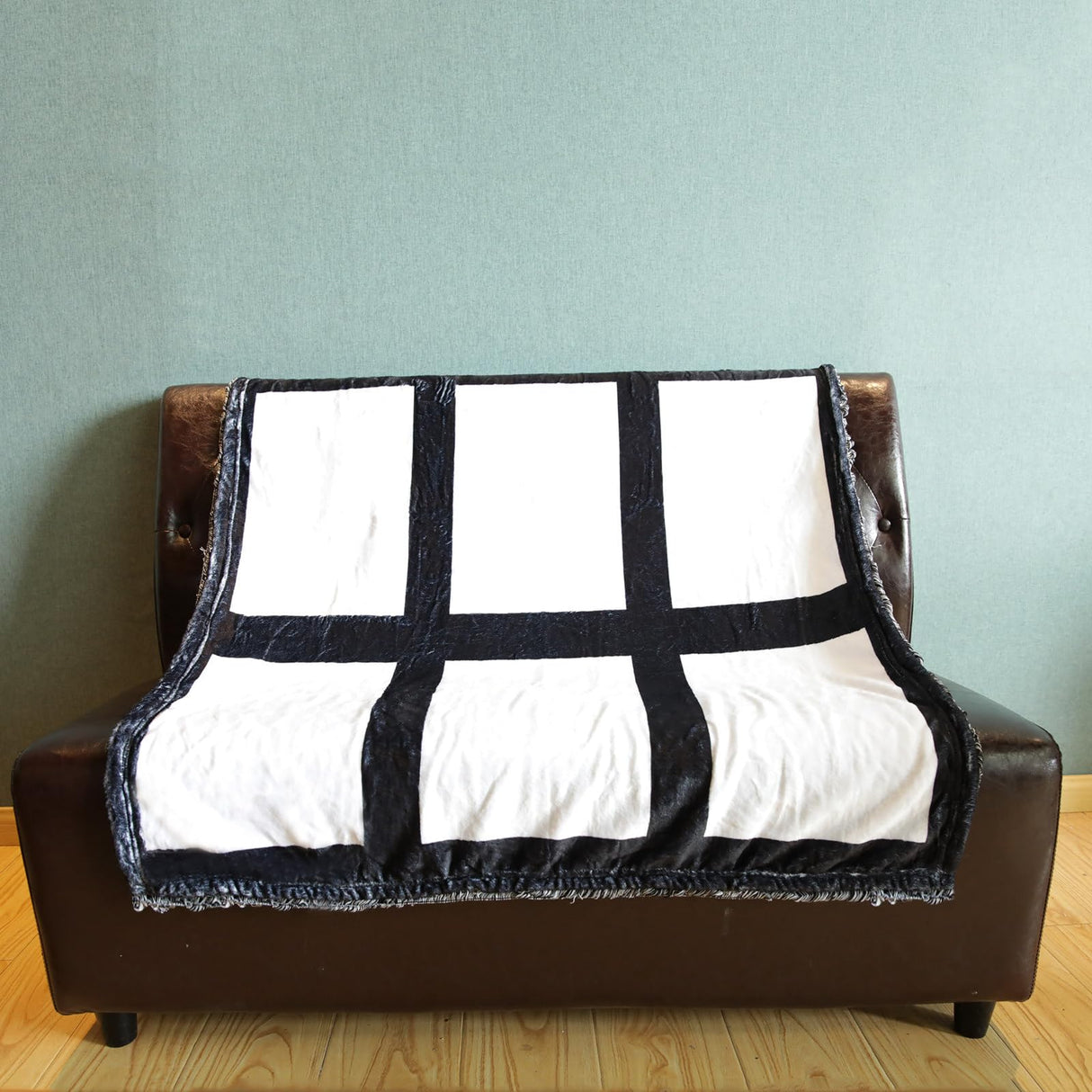 GEKIXUTP Sublimation Blanket Blanks 40"X60" Throw Blankets for Heat Press, Baby Printed Blanket, DIY Custom Personalised Sublimation Photo with 9 Panel GEKIXUTP