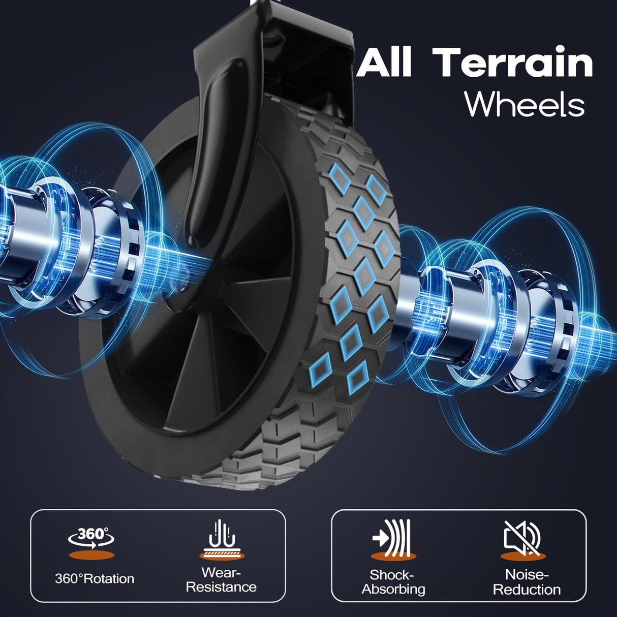 Originsure Collapsible Wagon Cart Foldable - Lightweight Portable Heavy Duty Folding Beach Wagons with Wheels - Outdoor Utility Carts for Grocery, Camping, Shopping, Sports, Garden with Large Capacity Originsure