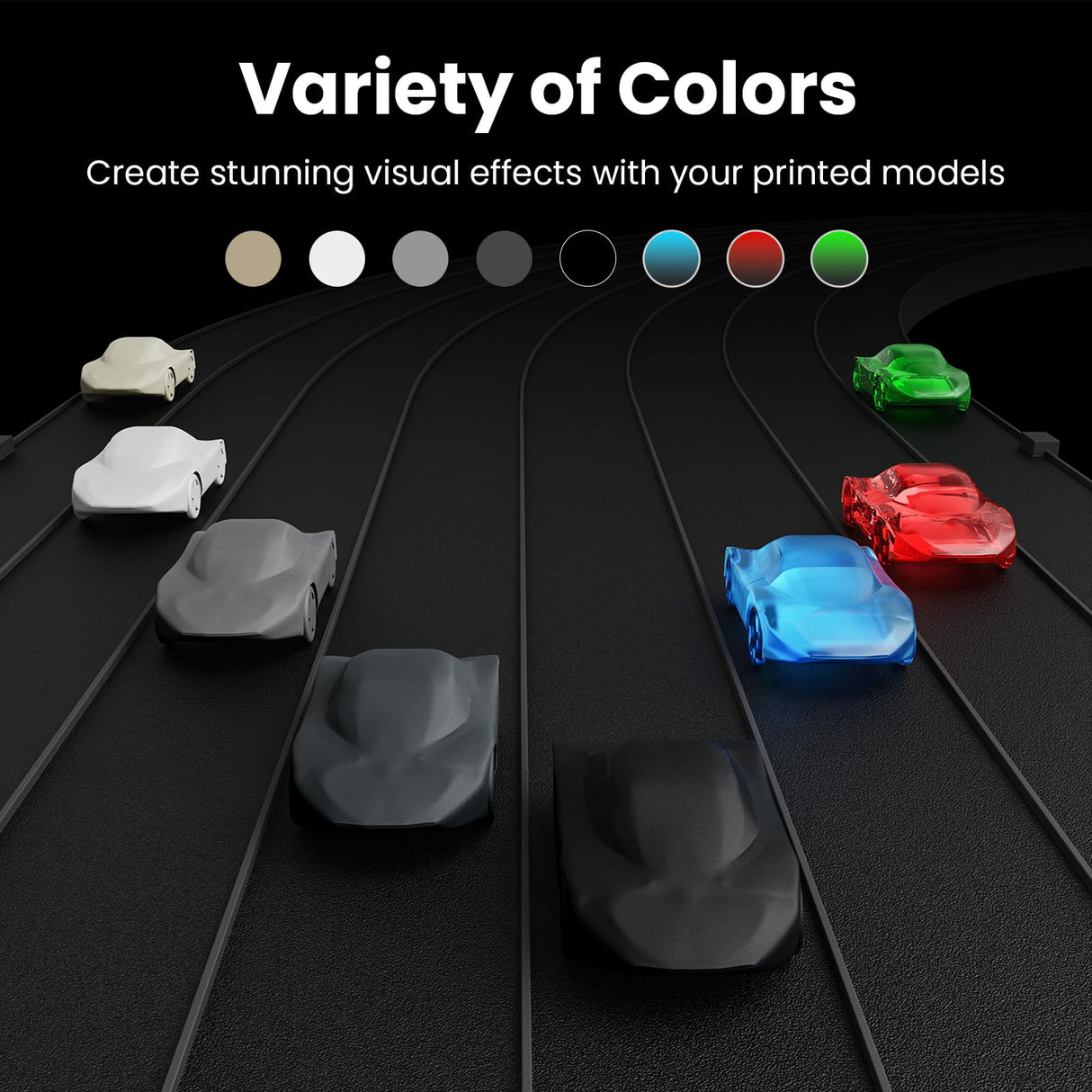 Boxed HD ABS-Like Resin Hard Tough 3D Printer Resin Photopolymer UV Curing 3D Resin Liquid with High Precision Suit for GK3 Ultra SLA/LCD/DLP Printing Functional Mechanical Print HD Light Gray 3.6KG Uniformation