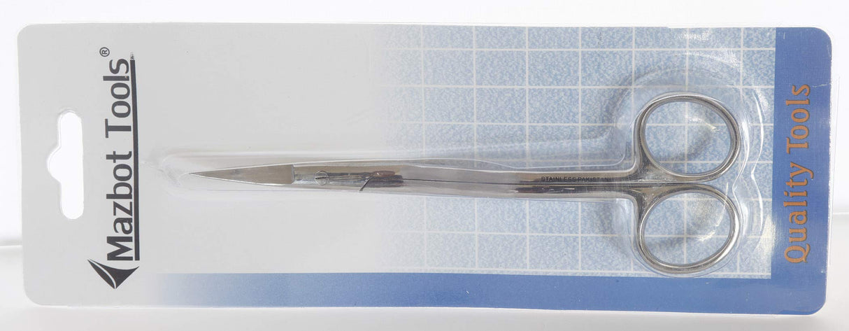 Mazbot 6 Inch Bent Handle Curved Embroidery Scissors---Perfect for Machine Embroidery Mazbot