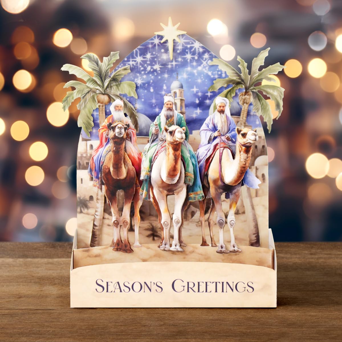Katy Sue Nativity Scenes Pop Up Christmas Card Making Kit for Adults. Makes 12 Cards & Contains Nativity 3D Die-Cut Decoupage, Supports, Envelopes, Instructions & Foam Pads for Christmas Card Making Katy Sue