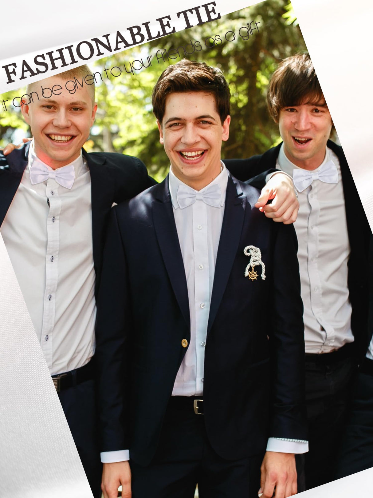 Geyoga 24 Pieces Men's Bow Ties Formal Satin Solid with Adjustable Neck Band Bow Ties for Men (White) Geyoga