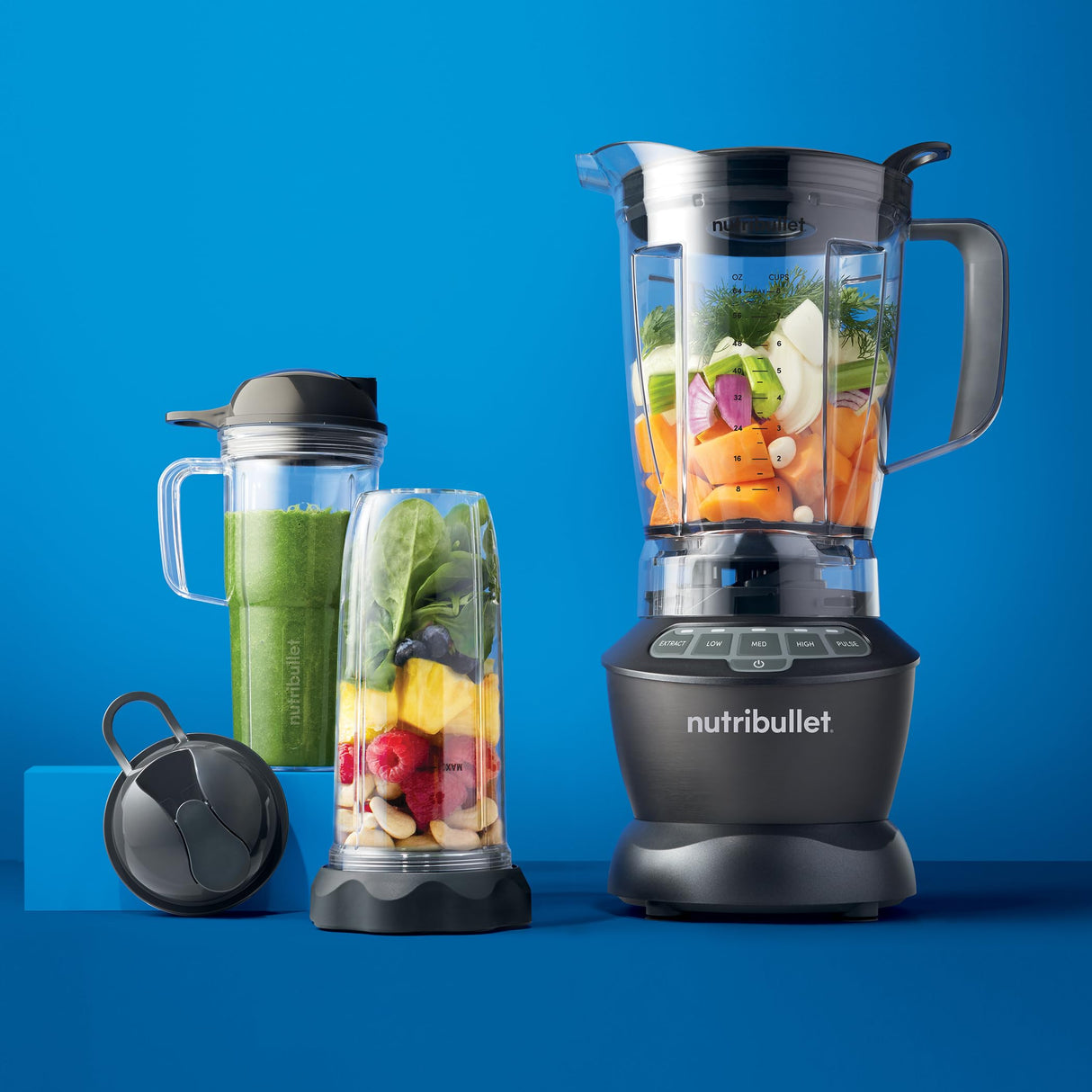 nutribullet Full-Size Blender Combo 1200W – NBF50500 - Dark Gray nutribullet