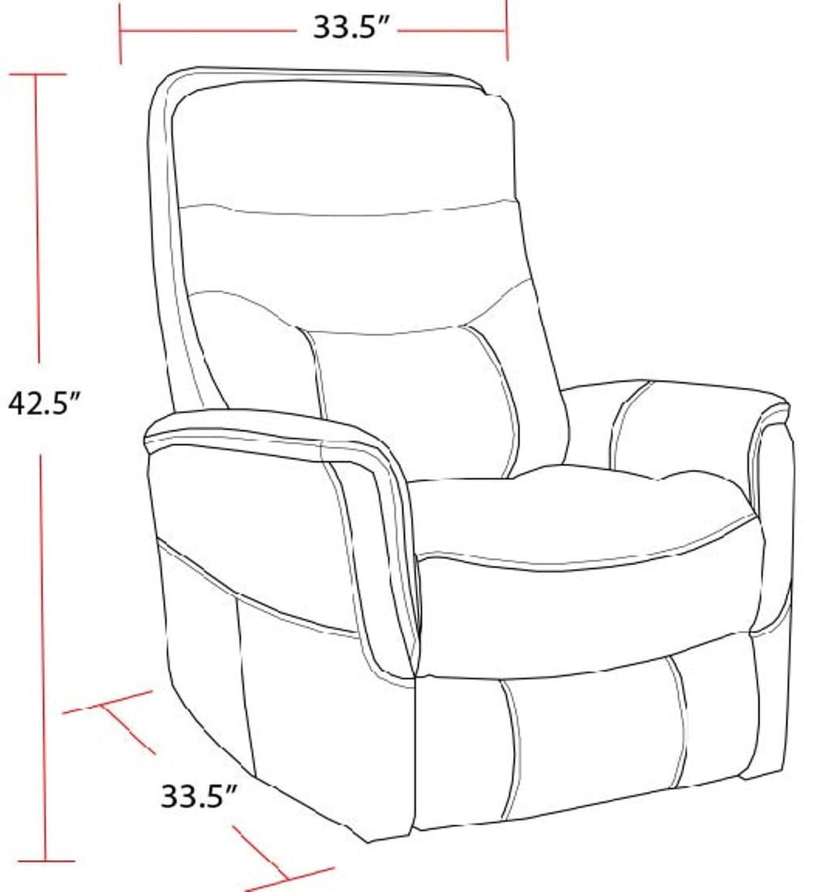 Parker Living Gemini - Truffle Manual Swivel Glider Recliner Parker Living