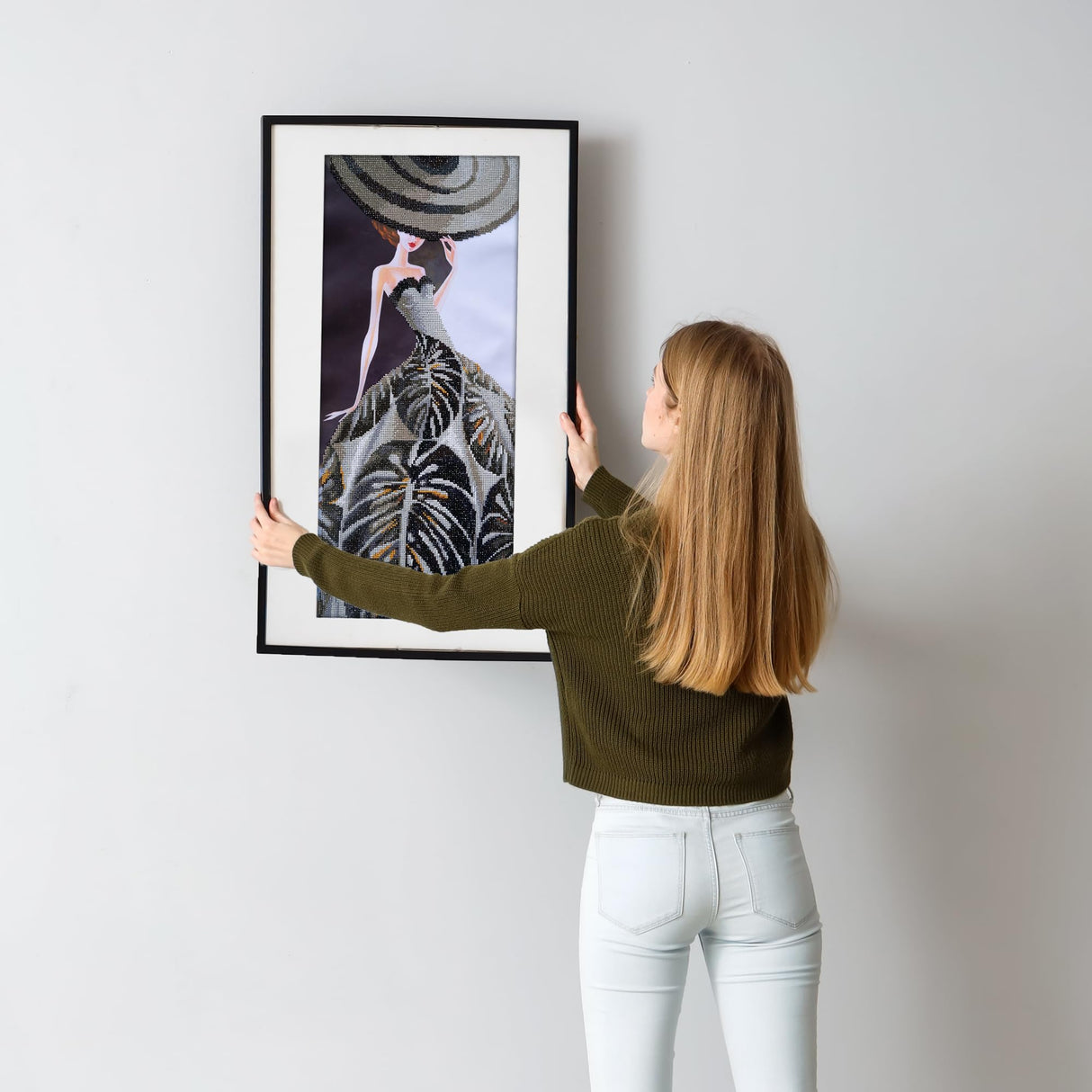 DIAMOND DOTZ at Home Tropical Splendor Diamond Painting Kits for Adults - Diamond Art Kits a Relaxing Creative Craft Kit with Dotz Gems 13x30 DIAMOND DOTZ