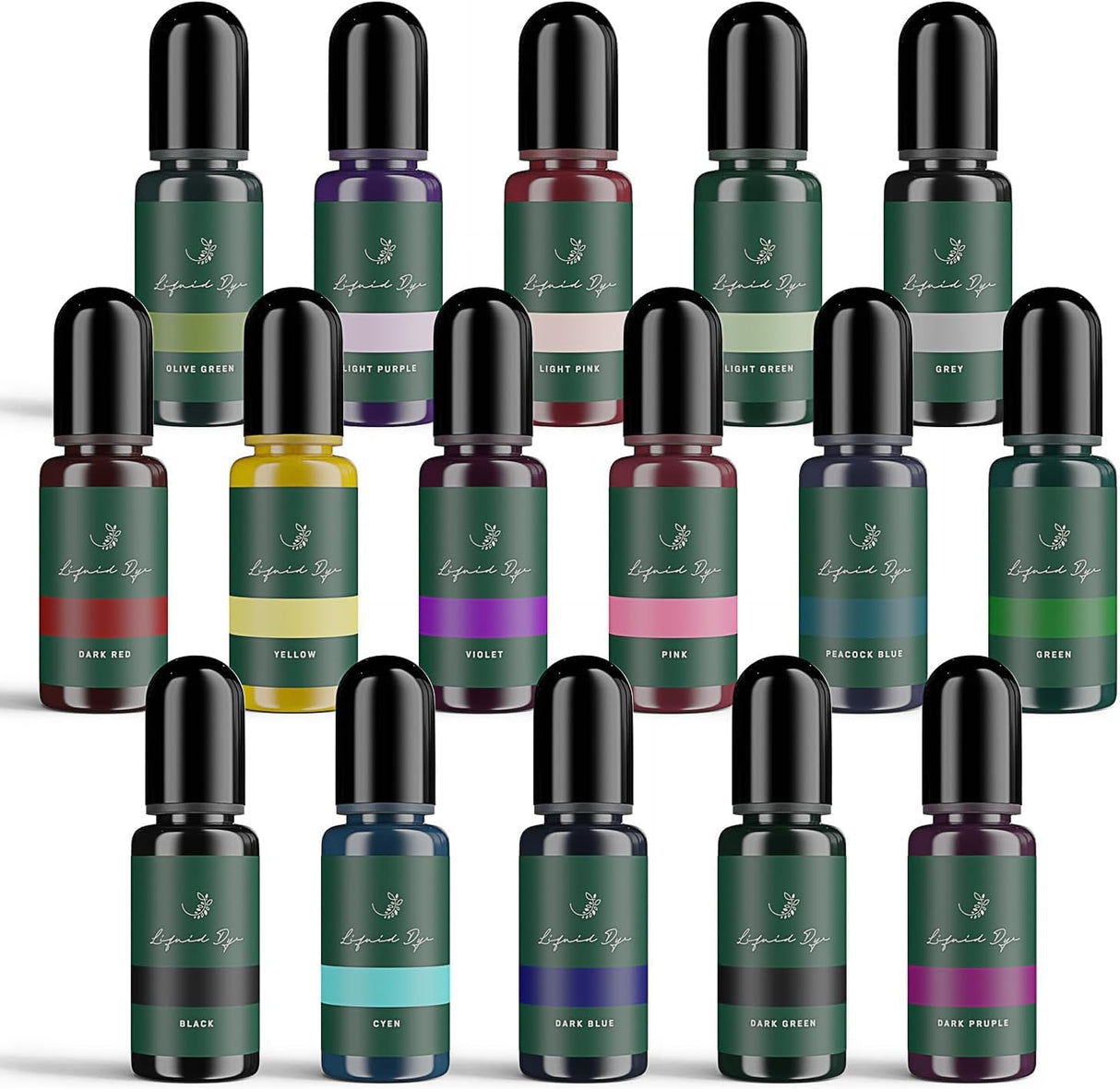 Hearth & Harbor Liquid Candle Dye for Soy Candle Making, 16 Vibrant Colors, Safe and Natural Candle Wax Dye Hearth & Harbor