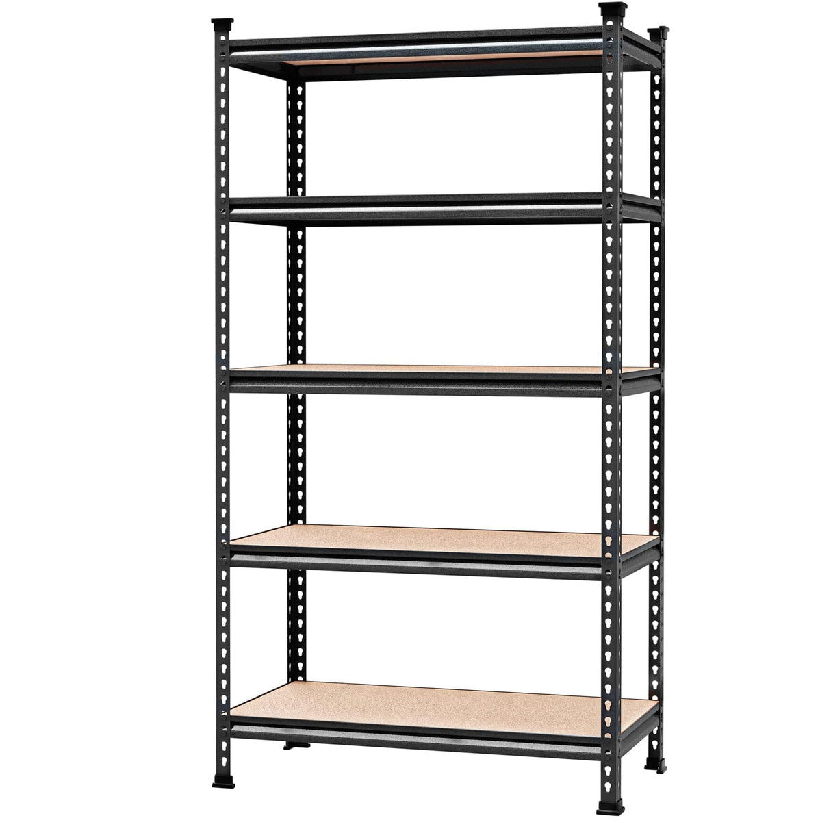 WORKPRO 5-Tier Metal Shelving Unit, 48”W x 24”D x 72”H, Heavy Duty Adjustable Storage Rack, 4000 lbs Load Capacity (Total), for Garage, Basement, Warehouse, Workshop WORKPRO
