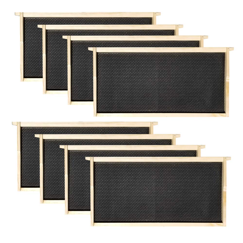 Hoover Hives 8 Frame Deep Brood Box for a Honey Bee Hive Starter Kit - an Essential Beehive Part for Beekeeping Supplies (Unassembled) Hoover Hives