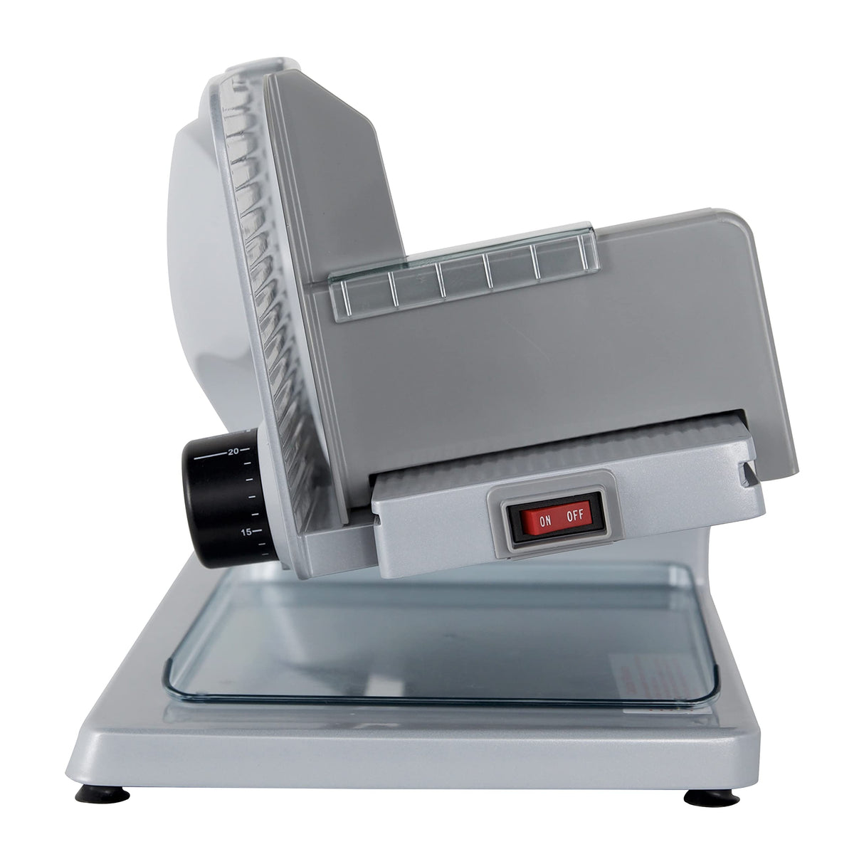 Chef’sChoice 615A Electric Meat Slicer For Home Use With Precision Thickness Control, Tilted Food Carriage and 7-Inch Removable Blade, 100 W, Silver Chef'sChoice