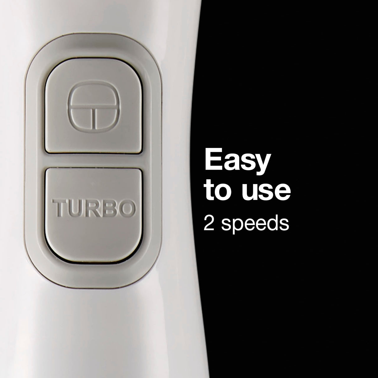 Proctor Silex Electric Immersion Hand Blender with Detachable Dishwasher Safe Handheld Blending Stick, 2-Speeds, 150 Watts, White (59739) Proctor Silex