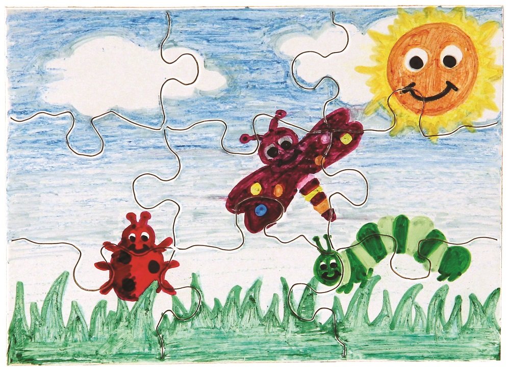 24 Blank Jigsaw Puzzles – 4 x 5.5 Inch, 9 Pieces Each – Hygloss DYI party invites, Perfect for Decorating, Kids' Activities, Arts & Crafts or Party Favors - Puzzle Pieces to Draw On for Crafts Hygloss