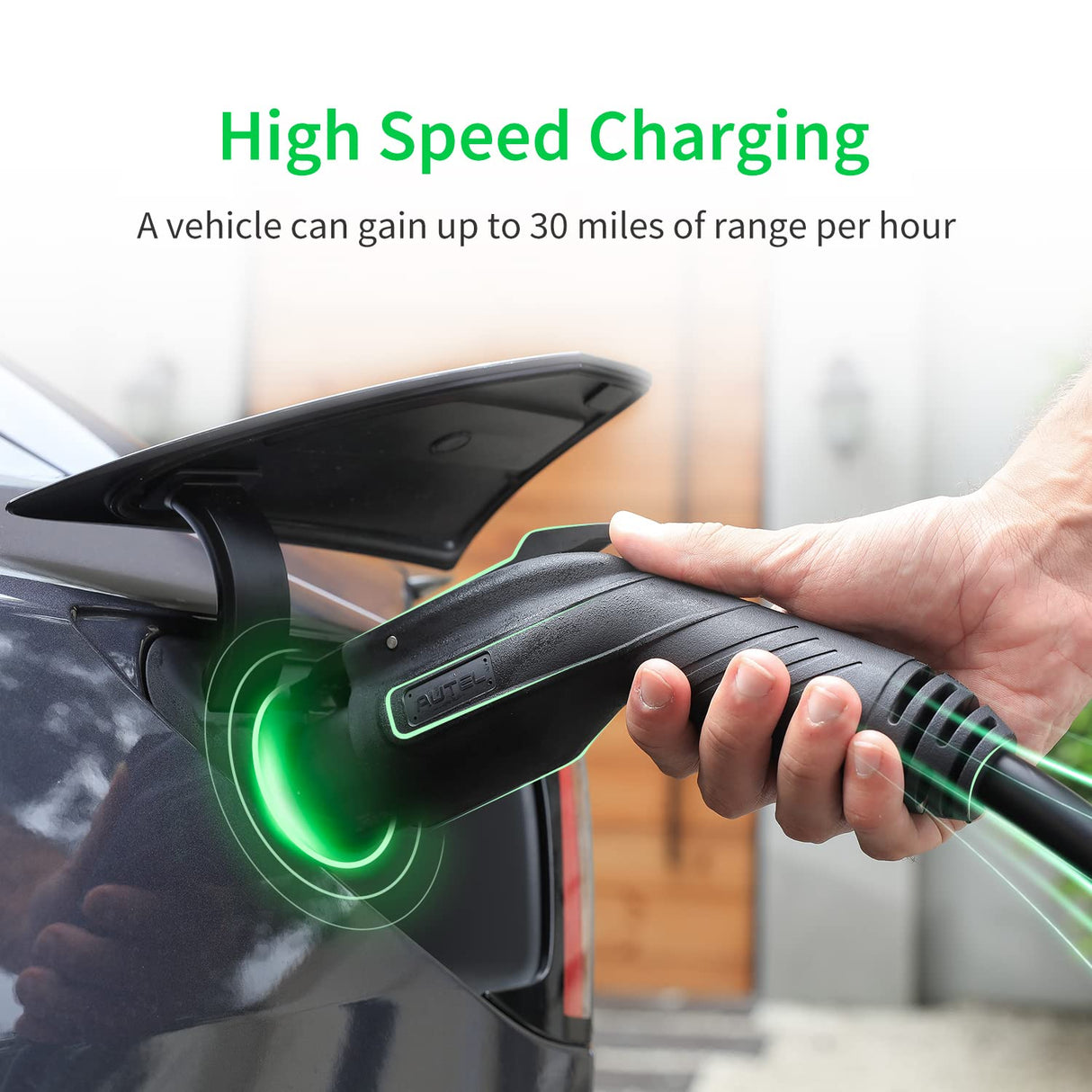 Autel MaxiCharger Home Smart AI Electric Vehicle (EV) Charger, 40 Amp Level 2 Wi-Fi and Bluetooth Enabled EVSE, Indoor/Outdoor Car Charging Station, with in-Body Holster and 25-Foot Cable(14-50 Plug) Autel