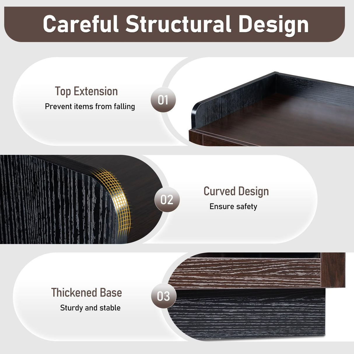 Karl home Farmhouse Wine Bar Cabinet, Liquor Cabinet Bar for Home, Kitchen Coffee Table with Storage, 55" Home Wine Stand for Kitchen, Living Room, Dining Room, Brown Karl home