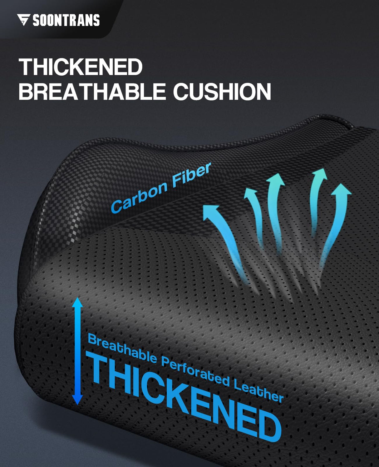 Soontrans Black Gaming Chairs with Footrest, Ergonomic Gamer Chair, Home Office Chair,PC Computer Chair with Headrest and Lumbar Support(Dark Black) Soontrans