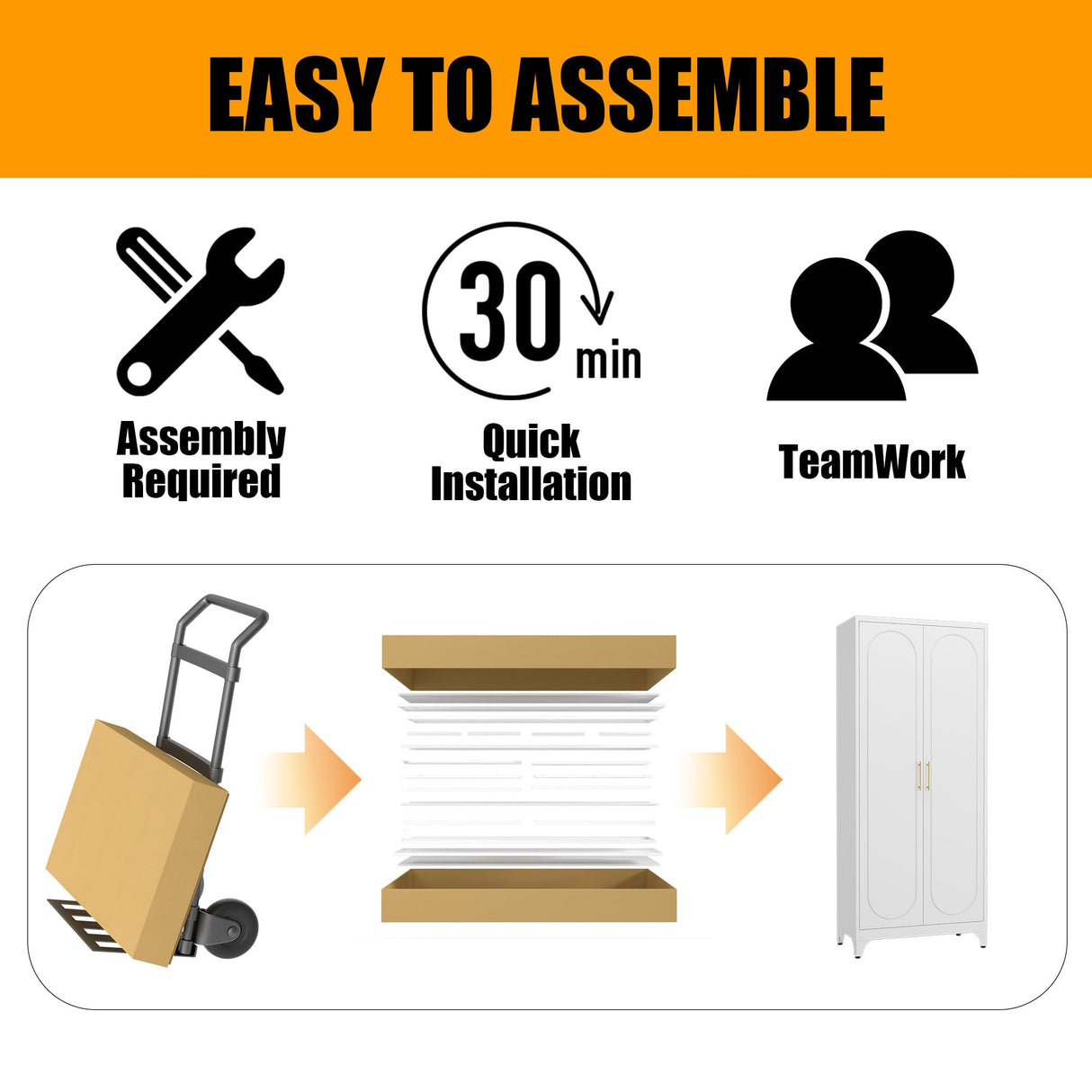 Metal Storage Cabinet with Doors, 75" Tall Kitchen Pantry Storage Cabinets, White Pantry with Adjustable Shelves, Home Office Cabinet, Large Cupboard, High Leveling Feet- Assembly Required MetalMax