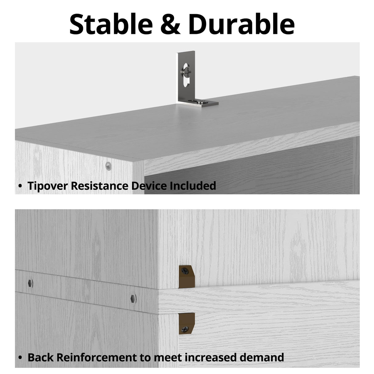 IRONCK Bookshelves and Bookcases Floor Standing 6 Tiers Display Storage Shelves 70 in Tall Bookcase Home Decor Furniture for Home Office, Living Room, Bed Room IRONCK