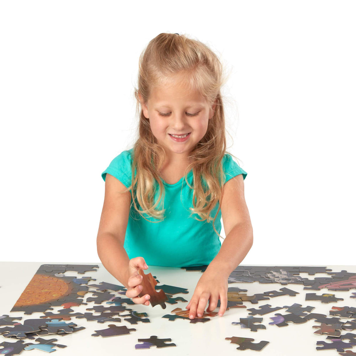 Melissa & Doug Natural Play Cardboard Jigsaw Floor Puzzle: Outer Space (100 Pieces) Melissa & Doug
