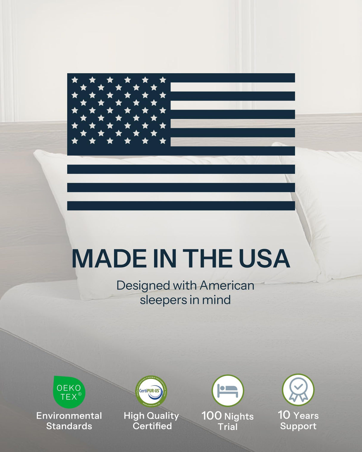 King Size Mattress, 10 Inch Cooling-Gel Memory Foam King Bed Mattress Made in USA, Pressure Relief, Motion Isolation, Breathable Fabric, Mattresses in a Box for Optimal Sleep Quality, CY-10-K Life Balance