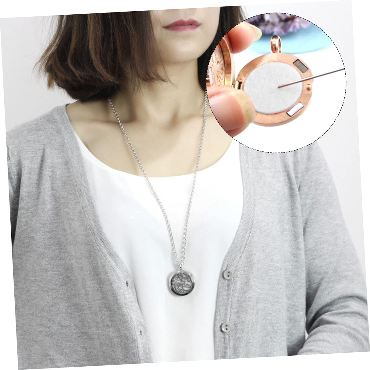 PLAFOPE 150 Pcs Car Perfume Cotton Cloth Premium Air Freshener Vent Clips Air Freshener Healthy Air Freshener Portable Diffuser Aroma Diffuser Safe Air Freshener Natural Sublimation White PLAFOPE