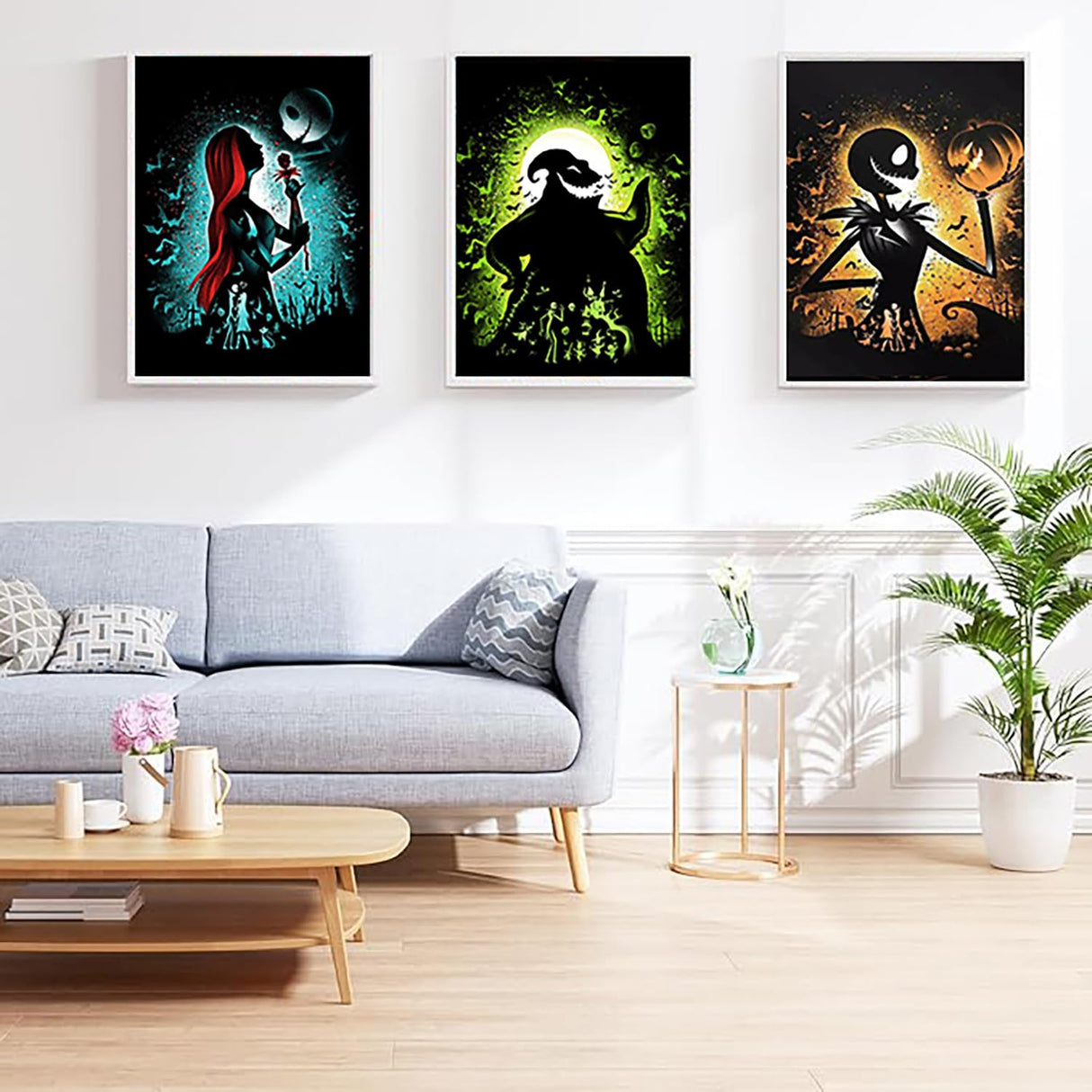 AIBOERL Diamond Painting Kits for Adults - 3 Pack Halloween DIY 5D Diamond Art Kits Full Drill Diamond Dots Paintings with Diamonds Gem Art and Crafts Home Decor 12x16inch AIBOERL