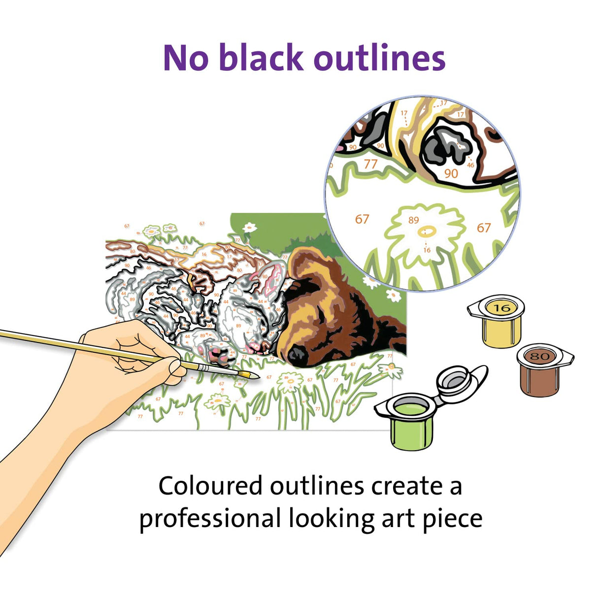 Ravensburger CreArt Harry Potter Gifts Hermione Paint by Numbers Kits for Children & Adults Ages 7 Years Up - Kids Craft Set Ravensburger