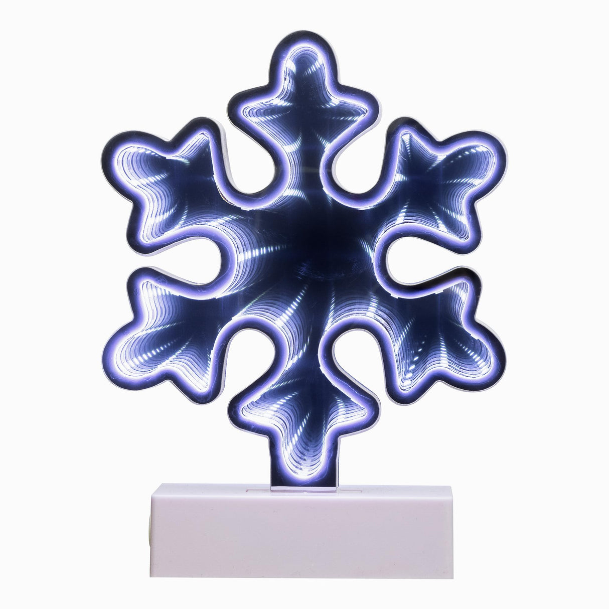 Northlight LED 3D Snowflake Christmas Infinity Mirror - 7.75" Northlight