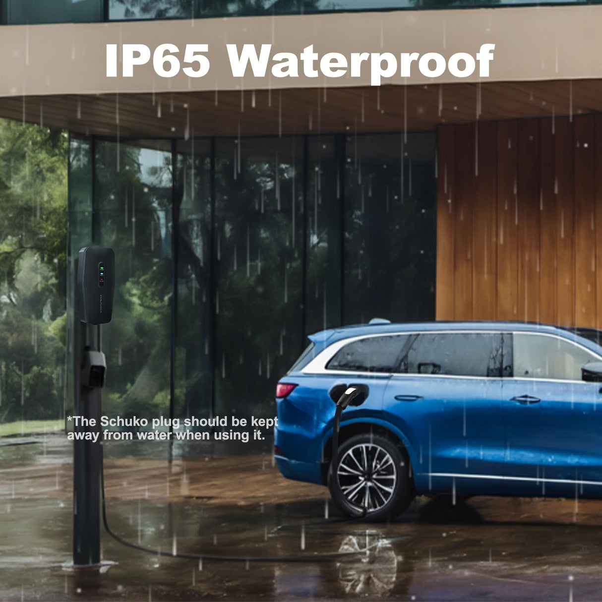 EV Charger for Tesla 16A, Electric Vehicle Portable Charger with 20FT Cable, Home EV Charging Station for J1772 Electric Cars, 16Amp 110V-240V, NEMA 6-20 & NEMA 5-15 Plug VDLPOWERVP