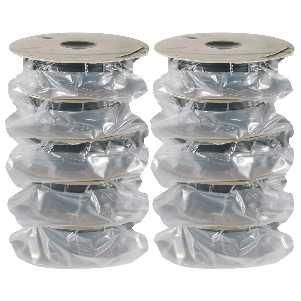 Polymaker Draft PLA 1.75mm 3D Printer Filament, Neatly Wound Cardboard Spool, Dimensional Accuracy +/- 0.02 mm, Fits Most FDM 3D Printers, 10 Pack 10kg Spool(10kg), Matte Black Finish POLYMAKER