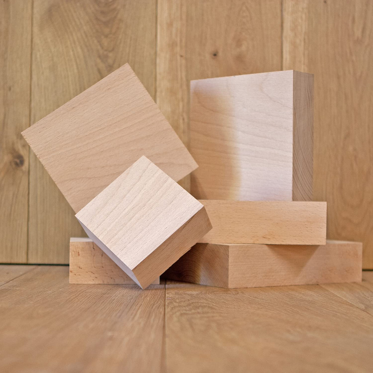 2” x 8” x 8" European Beech Bowl Blanks for Woodturning - Cherokee Wood Products (1pc) Cherokee Wood Products