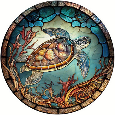 WUDWL Diamond Painting Kits for Adults - sea Turtle DIY 5D Diamond Art Kits Full Drill Diamond Dots Paintings with Diamonds Gem Art and Crafts Home Decor 【13.78x13.78inch】