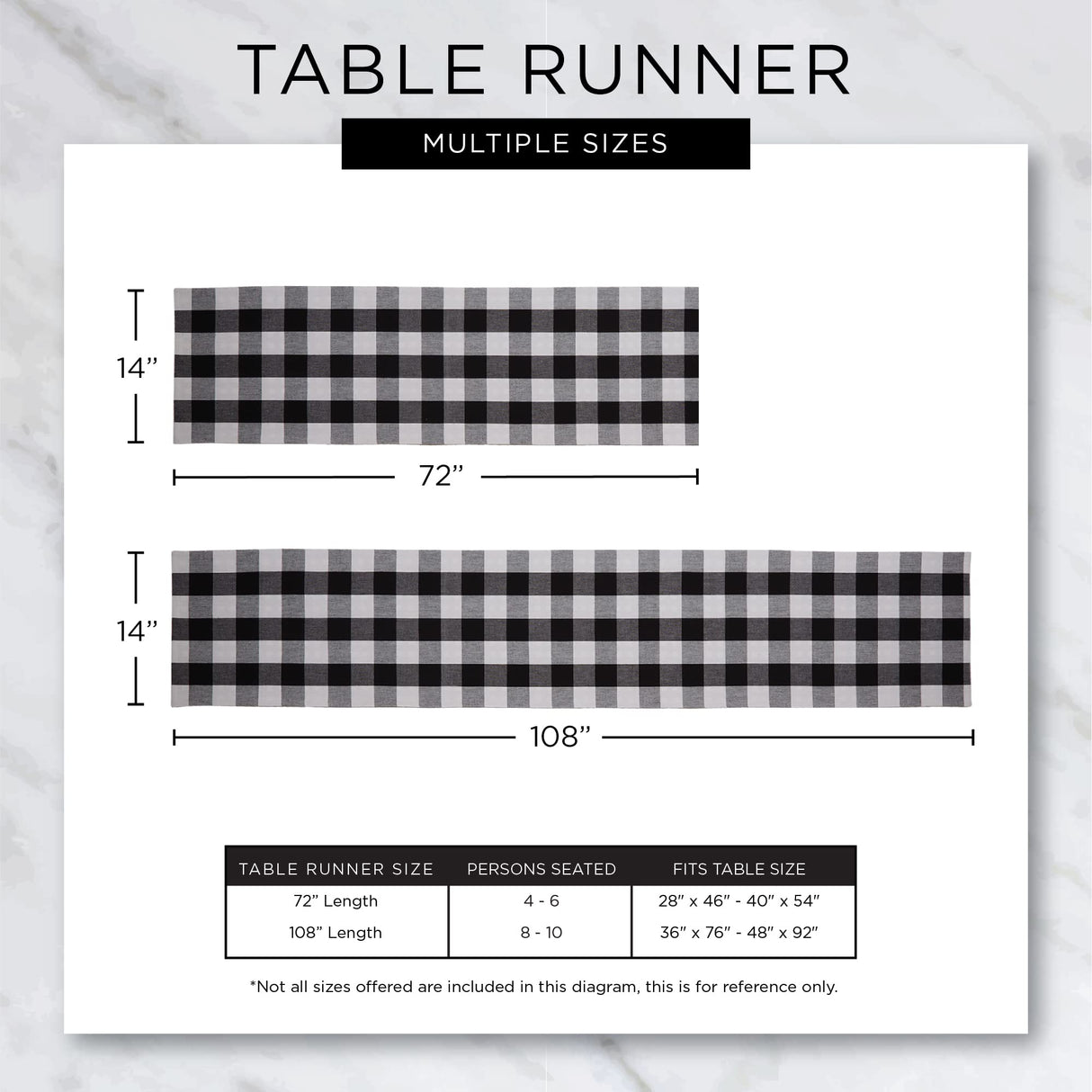 DII Farmhouse Braided Stripe Table Runner Collection, 15x72 (15x77, Fringe Included), Black DII