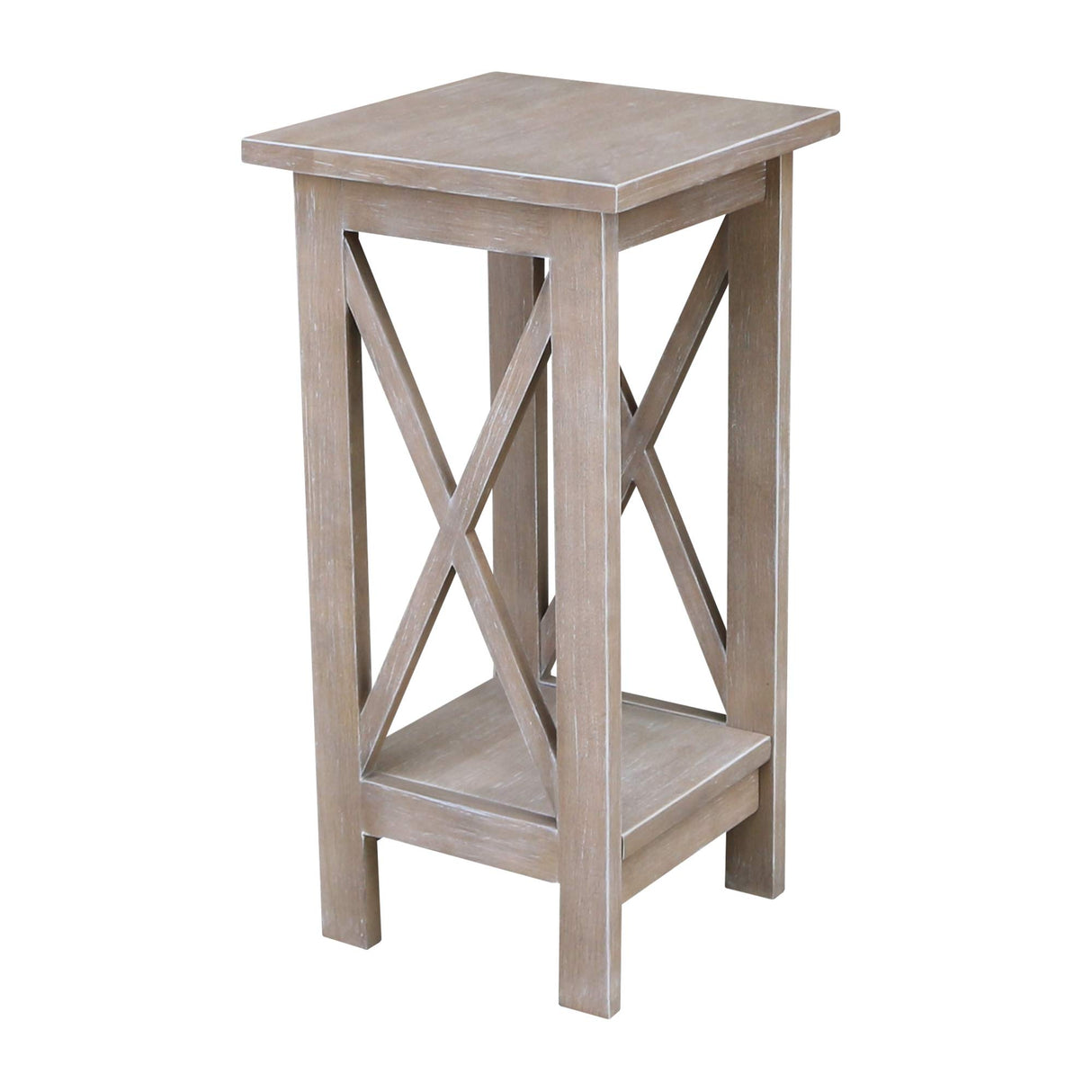 International Concepts 24" X-Sided Plant stand, Gray IC INTERNATIONAL CONCEPTS