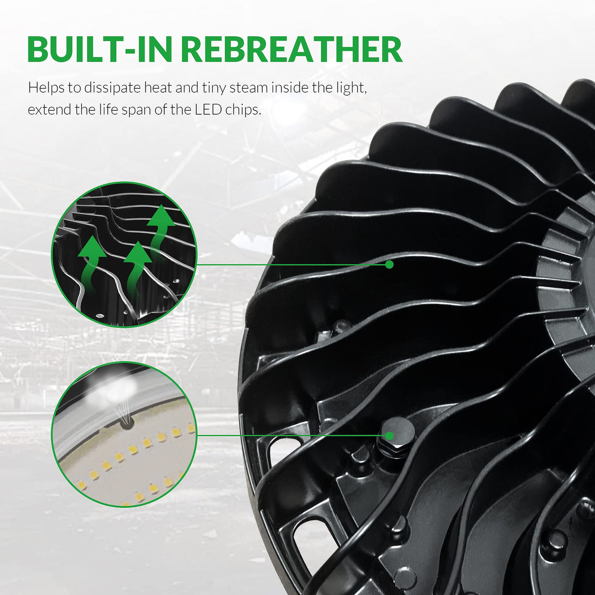 200W UFO LED High Bay Light 2PCS, 28000 LM with US Plug 5ft Cable, 5000K, Commercial Industrial Warehouse Shop Factory Barn Garage Area Lighting Fixture, Non-Dim Flakeeper